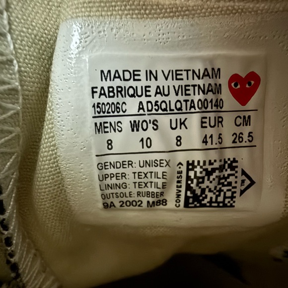 CDG Low Converse Sneakers - Picture 6 of 8